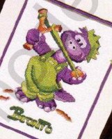 Фиолетовый динозаврик