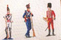 Солдаты в исторических костюмах