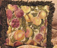 Схема вышивки крестом: Подушка с персиками