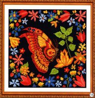 Бабочка с цветами