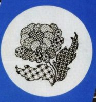 Схема вышивки крестом: Ажурный цветочек
