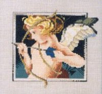 Схема вышивки крестом: Ангел с луком