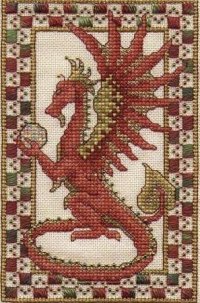 Красный дракон с жемчужиной