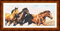 Три бегущих лошади
