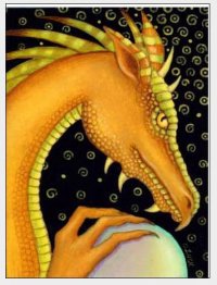 Схема вышивки крестом: Желтый дракон с жемчужиной