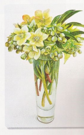 Цветы в вазе вариант 1
