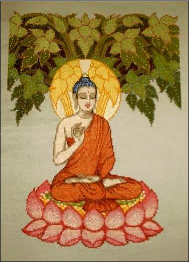 Будда на цветке лотоса